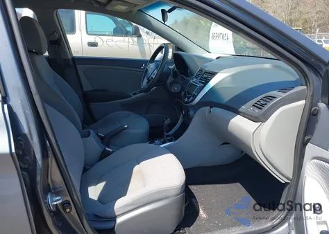 2012 Hyundai Accent Gls from USA, damaged, VIN KMHCU4AE9CU167338